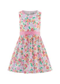 Sommerkleid happy girls "M&auml;dchenkleid", M&auml;dchen, Gr. 146, EURO-Gr&ouml;&szlig;en, bubble gum, Stoff, 100% Baumwolle, normal, Kleider Sommerkleid