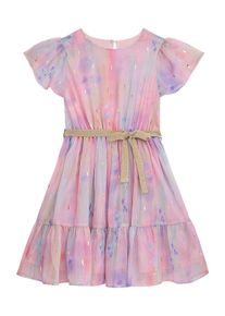 Sommerkleid DANAMADE "DANAMADE Dresses DBECCA", M&auml;dchen, Gr. 110, multicolor, Obermaterial: 100% Polyester. Futter: 100% Baumwolle, Kleider Sommerkleid