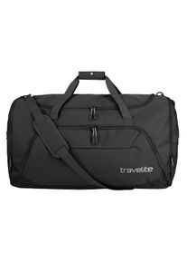 Reisetasche Travelite "KICK OFF, verschiedene Gr&ouml;&szlig;en und Farben", Damen, Gr. B/H/T: 70cm x 40cm x 43cm, schwarz, Polyester, unifarben, Taschen Reisetasche, Reisegep&auml;ck Sporttasche Freizeittasche mit Aufsteckfunktion