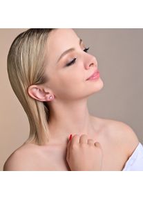 Adelia&acute;s Paar Ohrstecker ADELIA&acute;S "Damen Ohrringe &iquest; Ohrstecker Herz aus Edelstahl mit Perlmutt", silber, Ohrringe, Damen, Edelstahl, Paar Ohrstecker