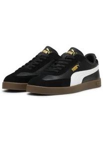 Sneaker Puma "Puma Club II Era Sneakers Erwachsene", Damen, Gr. 38, schwarz-wei&szlig; (schwarz, wei&szlig; gold), Obermaterial: Kuhleder, Synthetik, Leder; Futter: Textil, Synthetik; Innensohle: Textil; Laufsohle: Gummi, Schuhe Sneaker
