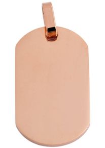 Adelia&acute;s Kettenanh&auml;nger ADELIA&acute;S "Unisex Anh&auml;nger &iquest; Gravuranh&auml;nger aus Edelstahl", gold, Schmuckanh&auml;nger, Damen, Edelstahl, Kettenanh&auml;nger