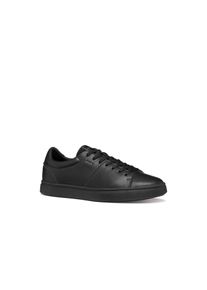 Sneaker Geox "U BALTIMOORE", Herren, Gr. 44, schwarz, Leder, Textil, Schuhe Sneaker, Halbschuh, Freizeitschuh, Schn&uuml;rer mit Geox Spezial Membran