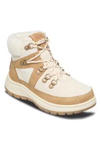 Bootsschuh Roxy "Alyah", Damen, Gr. 11(42), wei&szlig;, tan, Obermaterial:Obermaterial: 82% Leder / 16% Microfaser, 2% Metall, Futter: 100% Microfaser, Laufsohle: 100% Gummi;, Schuhe Bootsschuh