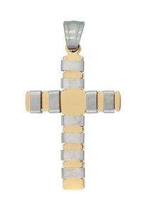 Adelia&acute;s Kreuzanh&auml;nger ADELIA&acute;S "Unisex Anh&auml;nger &iquest; Kreuz Kreuzanh&auml;nger aus Edelstahl", silber, Schmuckanh&auml;nger, Damen, Edelstahl, Kreuzanh&auml;nger