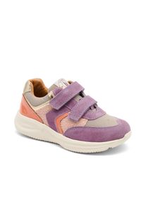 Sneaker bisgaard "yuki glitter", M&auml;dchen, Gr. 26, lila, Leder, Synthetik, Textil, Schuhe Sneaker, Chunky Sneaker mit Plateausohle, Gr&ouml;&szlig;enschablone zum Download