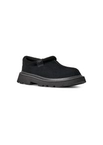 UGG Australia Slipper UGG "TASMAN LUG", Damen, Gr. 8 (41), schwarz, Veloursleder, unifarben, Schuhe Slipper, Homeslipper mit herausnehmbarer Einlage