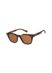 Sonnenbrille Superdry "Modell 996100", Herren, havanna, gemustert, leicht durchscheinend, leicht gl&auml;nzend, Sonnenbrillen Sonnenbrille, Form Karree/Eckig, Logoschriftzug auf B&uuml;gel, Kunststofffassung