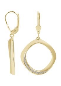 Adelia&acute;s Paar Ohrh&auml;nger ADELIA&acute;S "Damen Ohrringe &iquest; Ohrh&auml;nger aus 333 Gold mit Zirkonia", gold, Ohrringe, Damen, Paar Ohrh&auml;nger