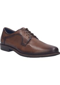 Schn&uuml;rschuh Josef Seibel "Desmond 01", Damen, Gr. 45, cognac used, finish, Leder, Schuhe Schn&uuml;rschuh, Anzugschuh, mit herausnehmbarer Innensohle, Weite H (=sehr weit)