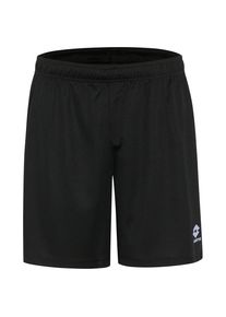 Trainingsshorts Lotto, Herren, Gr. XL (56/58), Normalgr&ouml;&szlig;en, schwarz (caviar), 100% Polyester, unifarben, kurz, Hosen Trainingsshorts, - mit dezenter Logostickerei auf dem Bein