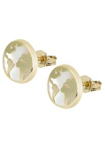 Adelia&acute;s Paar Ohrstecker ADELIA&acute;S "Damen Ohrringe &iquest; Ohrstecker aus 333 Gold mit Perlmutt", gold, Ohrringe, Damen, Paar Ohrstecker