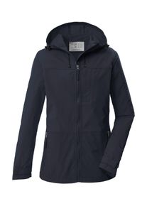 G.I.G.A. by Killtec Funktionsjacke "GS 17 WMN JCKT", Damen, Gr. 46, navy, Obermaterial: 100% Polyester;Futter: 80% Polyester, 20% Baumwolle, G.I.G.A. DX BY KILLTEC, Jacken Funktionsjacke, Leichte, schnelltrocknende Damenjacke mit verstellbarer Kapuze