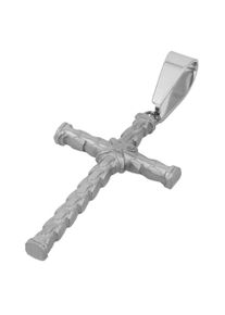 Adelia&acute;s Kreuzanh&auml;nger ADELIA&acute;S "Unisex Anh&auml;nger &iquest; Kreuz Kreuzanh&auml;nger aus Edelstahl", silber, Schmuckanh&auml;nger, Damen, Edelstahl, Kreuzanh&auml;nger