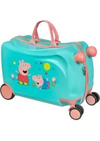 Kinderkoffer Undercover "Ride-on Trolley, Peppa Pig", Kinder, Gr. B/H/T: 47,5cm x 32cm x 23cm 20 l, bunt (peppa pig), Polycarbonat, bedruckt, Koffer, zum sitzen und ziehen