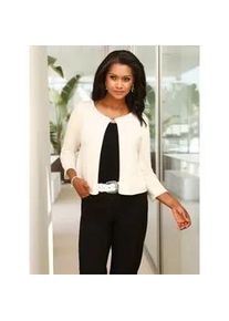 Bolero Lady, Damen, Gr. 52, beige (champagner), 70% Viskose, 30% Polyamid, unifarben, Strickjacken Bolero, Topseller