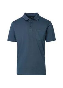 Poloshirt Casamoda "Casamoda Polo-Shirt uni", Damen, Gr. M, blau (t&uuml;rkisblau), 55% Baumwolle, 45% Polyester, Shirts