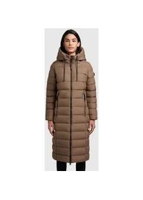 Steppmantel Khujo "SIMMIE", Damen, Gr. XXL (44), rust braun, Steppware, Obermaterial: 100% Polyester. Futter: 100% Nylon. Wattierung: 100% Polyester, unifarben, knielang, M&auml;ntel Steppmantel