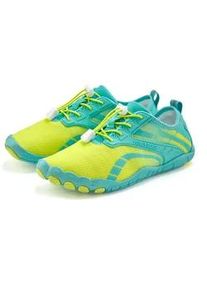 Aquaschuh Venice Beach "Badelatsche, Badeschuhe", Damen, Gr. 39, blau (t&uuml;rkis), Obermaterial: 100% Textilmaterial. Decksohle: 100% Textilmaterial. Futter: 100% Textilmaterial. Laufsohle: 100% Synthetik, mehrfarbig, Schuhe, mit Kordelzug, Slipper, Wasserschuh, Unisex VEGAN