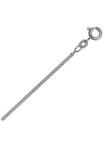 Goldkette ONE ELEMENT "Halskette Panzerkette aus 585 Wei&szlig;gold &Oslash; 1,4 mm" Gr. 45, silber, Halsketten, Damen, 45, Gold Wei&szlig;gold 585, Gold, Wei&szlig;gold 585, Goldkette, Zeitlos elegant &ndash; mit Liebe zum Detail gefertigt