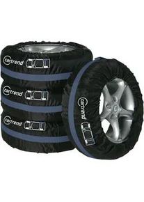 Reifentasche Cartrend, schwarz (schwarz, blau), B:6cm H:38cm, Polyester, Taschen