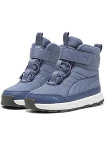 Stiefel Puma "Puma Evolve Stiefel Kinder", Jungen, Gr. 28, blau (inky blau persian wei&szlig;), Obermaterial: Textil, Synthetik; Futter: Textil; Innensohle: Textil; Laufsohle: Gummi, Schuhe Stiefel