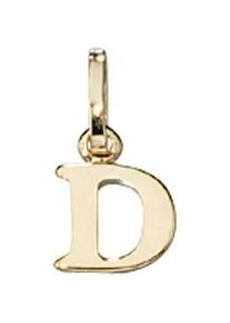 Buchstabenanh&auml;nger Jobo "Anh&auml;nger Buchstabe", gelbgold 333, Schmuckanh&auml;nger, Damen, D, Gelbgold 333, 333 Gold