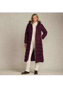 LANDS' END Maxi-Daunenmantel mit Kapuze, Damen,  Rot, Polyester, by Lands' End
