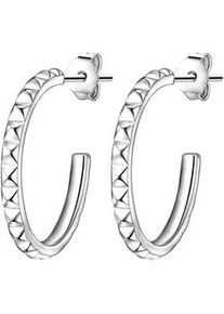 Glanzst&uuml;cke M&uuml;nchen Paar Creolen GLANZST&Uuml;CKE M&Uuml;NCHEN "Set: F685", silber, Ohrringe, Damen, 17,5, Silber 925 (Sterlingsilber), aus Sterling Silber