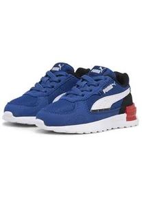 Sneaker Puma "Graviton Sneakers Kinder", Kinder, Gr. 20, blau (clyde royal wei&szlig; schwarz blau), Obermaterial: Textil, Synthetik; Futter: Textil; Innensohle: Textil; Laufsohle: Synthetik, Gummi, Schuhe Sneaker