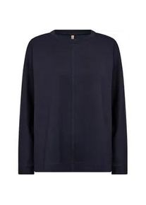 Blusentop soyaconcept "Soya Concept Shirt SC-BANU", Damen, Gr. S, 6910 navy, Obermaterial: 48% Modal, 48% Polyester, 4% Elasthan, Blusen Blusentop