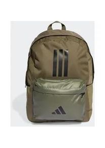 Rucksack Adidas PERFORMANCE "CLSC BARS 3S", olive strata, schwarz, Rucks&auml;cke, Damen, Obermaterial: 100% Polyester, Rucksack