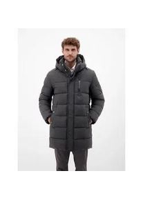 Steppjacke Lerros, Herren, Gr. XL, schwarz, Web, Obermaterial: 100% Polyester, unifarben, normal ca. Mitte Oberschenkel, Rundhals, Jacken Steppjacke, Winterjacke mit Kapuze und Kordelzug