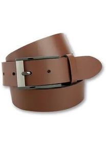 Bernd G&ouml;tz Lederg&uuml;rtel BERND G&Ouml;TZ "Lederg&uuml;rtel mit Bicolorschlie&szlig;e", Herren, Gr. 80, cognac, Rindsleder, G&uuml;rtel Lederg&uuml;rtel