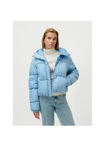 Steppjacke LEGER "Viveka, LeGer by Lena Gercke", Damen, Gr. 44, hellblau, Obermaterial: 100% Polyester, taillenbedeckt, Rippstrickb&uuml;ndchen, Jacken Steppjacke, Cropped, mit Rucksack-Riemen innen, Winterjacke