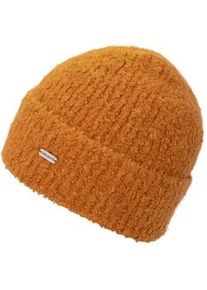 Beanie Chillouts "Esther Hat", Damen, orange, Obermaterial: 100% Polyester, unifarben, M&uuml;tzen Beanie, mit seitlichem Chillouts Label, aus leichtem Material