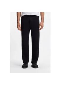 Jogginghose BOSS Green, Herren, Gr. M, N-Gr, schwarz001, Web, Obermaterial: 99% Polyester, 1% Elasthan, unifarben, regular fit lang, Hosen Jogginghose, Jogpants Sweatpants Stretchhose