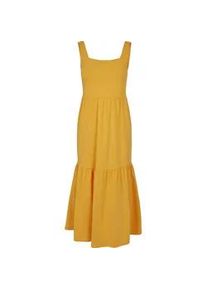 Shirtkleid Urban Classics "Urban Classics Damen Ladies 7/8 Length Valance Summer Dress", Damen, Gr. M, US-Gr&ouml;&szlig;en, magicmango, 100% Baumwolle, unifarben, relaxed fit, eckiger Ausschnitt, Kleider Shirtkleid