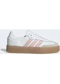 Sneaker Adidas ORIGINALS "SAMBAE", Damen, Gr. 37, rosa (cloud wei&szlig;, sandy pink, semi flash rot), Leder, Schuhe Sneaker
