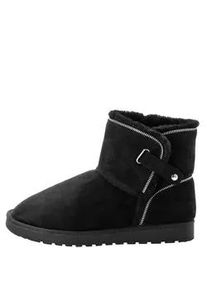 Stiefelette sheego, Damen, Gr. 44, schwarz, Polyester, Schuhe Stiefelette