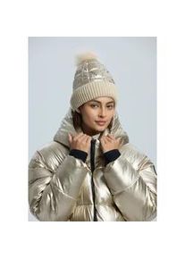 Strickm&uuml;tze Luhta "Luhta NAUMOLA", Damen, fudge, Obermaterial: 100% Polyamid. Futter: 100% Polyester. Wattierung: 100% Polyester, M&uuml;tzen Strickm&uuml;tze, aus Polyamid, mit Polyesterfutter, mit Polyesterwattierung