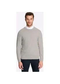 Rundhalspullover Marco Donati "Pullover", Damen, Gr. 56/58, hellgrau, 100% Baumwolle, Pullover Rundhalspullover