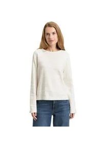 Strickpullover Tom Tailor, Damen, Gr. XXL, whisper wei&szlig;, Strick, Obermaterial: 100% Baumwolle, Strukturmuster, regular fit normal, Rundhals, angesetztes B&uuml;ndchen, Pullover Strickpullover, mit Struktur Muster