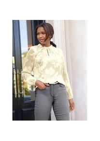 Schlupfbluse Lady, Damen, Gr. 44, champagner, 100% Polyester, unifarben, Blusen Schlupfbluse