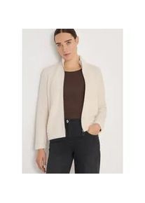 Strickjacke Cecil, Damen, Gr. XXL (46), light greige, Strick, Obermaterial: 65% Polyamid, 23% Polyester, 12% Viskose, Strukturmuster, regular fit normal, ohne Ausschnitt, Strickjacken Strickjacke, mit Taschen