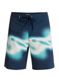 Boardshorts Quiksilver "Surfsilk Straight 18", Herren, Gr. 40(XXXL), schwarz navy thermo stripe, Obermaterial: 88% Microfaser, 12% Elasthan;, Hosen