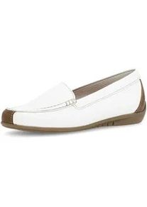 Mokassin Gabor "Mokassin", Damen, Gr. 35, wei&szlig;, Schuhe Mokassin