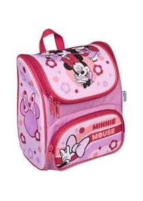 Vorschulranzen Scooli "Cutie", Kinder, Gr. B/H/T: 21cm x 23cm x 13cm, minnie mouse pink, Polyester, gemustert, Rucks&auml;cke