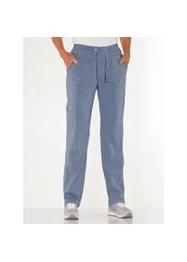 Schlupfhose Casual Looks, Damen, Gr. 46, Normalgr&ouml;&szlig;en, taubenblau, 98% Baumwolle, 2% Elasthan, unifarben, Hosen Schlupfhose