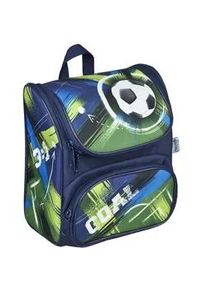 Vorschulranzen Scooli "Cutie", Kinder, Gr. B/H/T: 21cm x 23cm x 13cm, soccer champ, Polyester, gemustert, Rucks&auml;cke